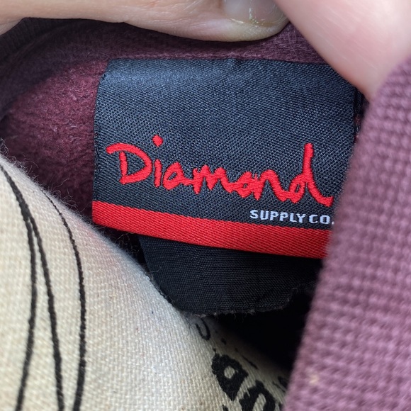 DIAMOND EVERYTHING WOMENS SWEATSHIRT Size M - Picture 5 of 6
